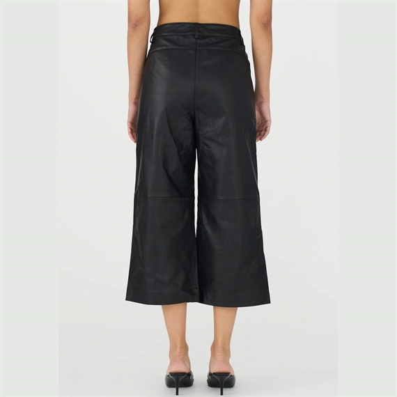 Ivy Copenhagen Augusta French Leather Culotte, Sort